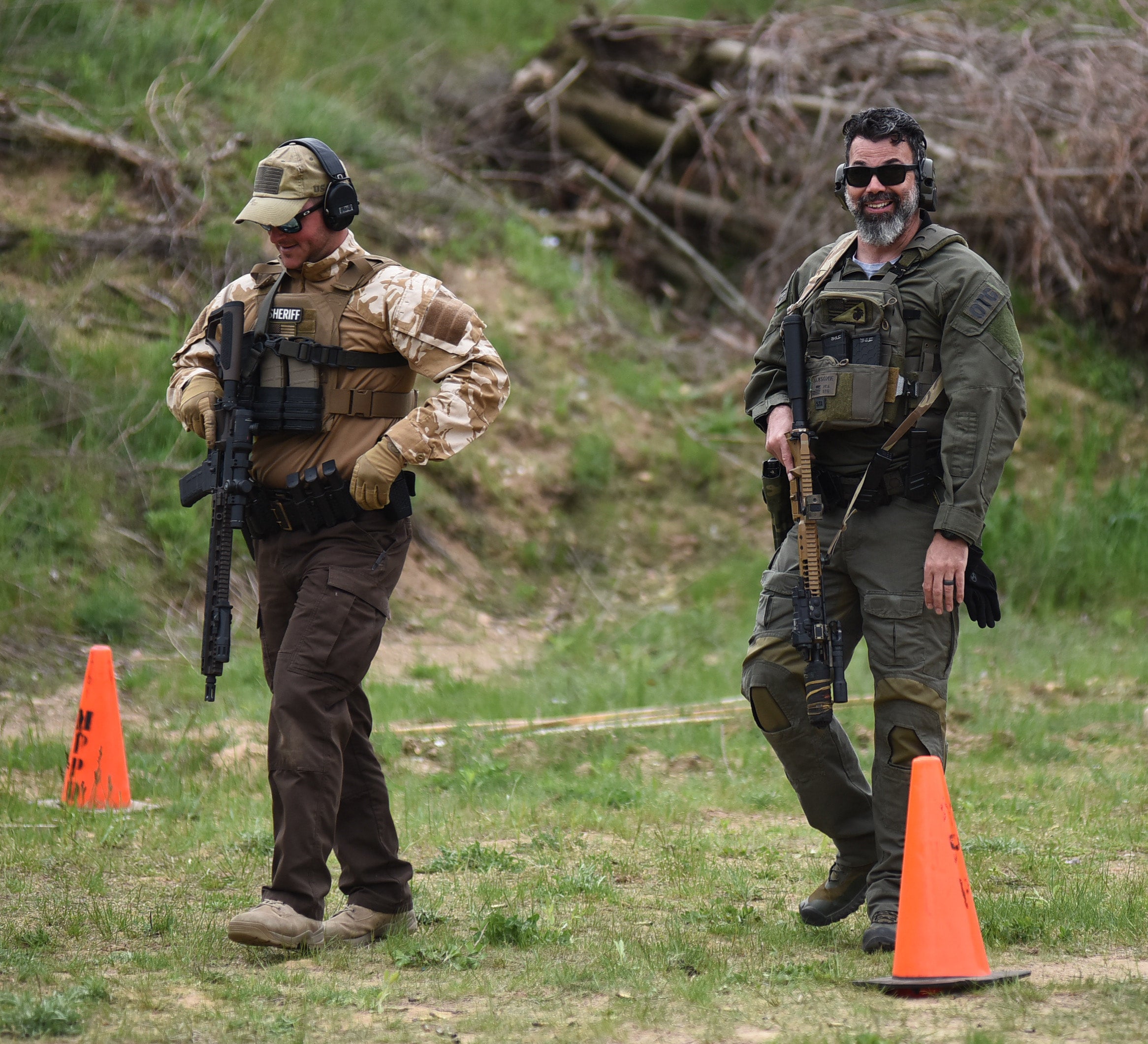 Guard The Line - Police Gear Rack with Quick Access Safe Natural Wood - Thin Blue Line, image size:2332x2121